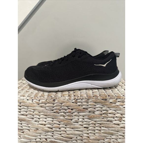 Hoka One One Other - Mens Hoka One Hupana Flow Size 9 2E Wide 1106692 BDSD Running Shoes Black